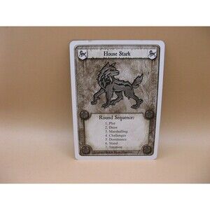 2008 A Game of Thrones Trading Card Game House Stark